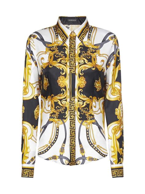 versace shirt women dress|authentic versace shirts.